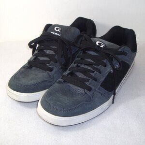 GEN-X Fat Tongue "Blunt" Dark Gray Suede Skate Shoes